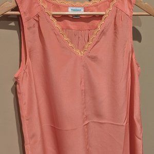 NWOT 100% silk Sundance catalog sleeveless tank top/camisole, small